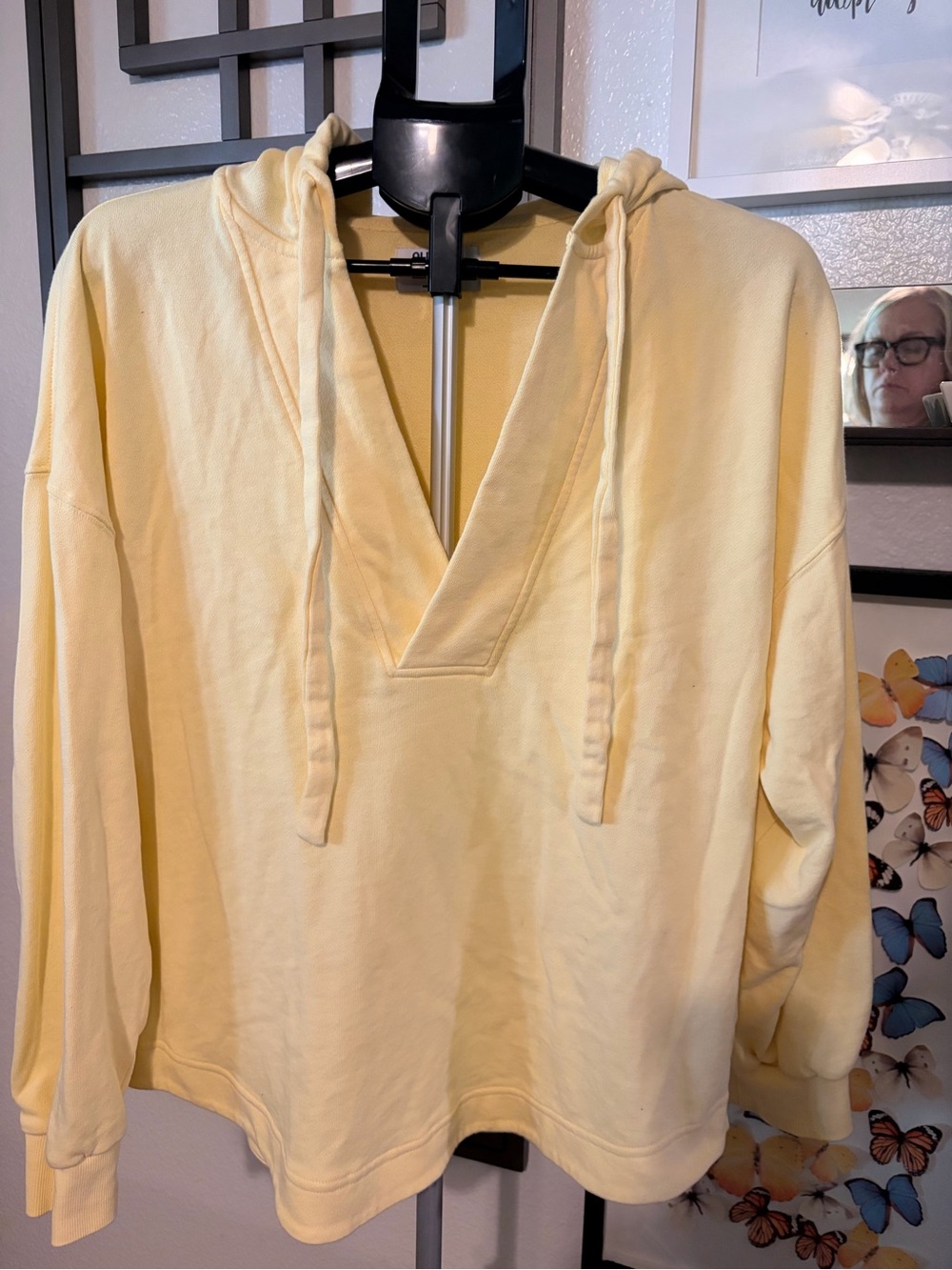 Old Navy Pale Yellow Hoodie